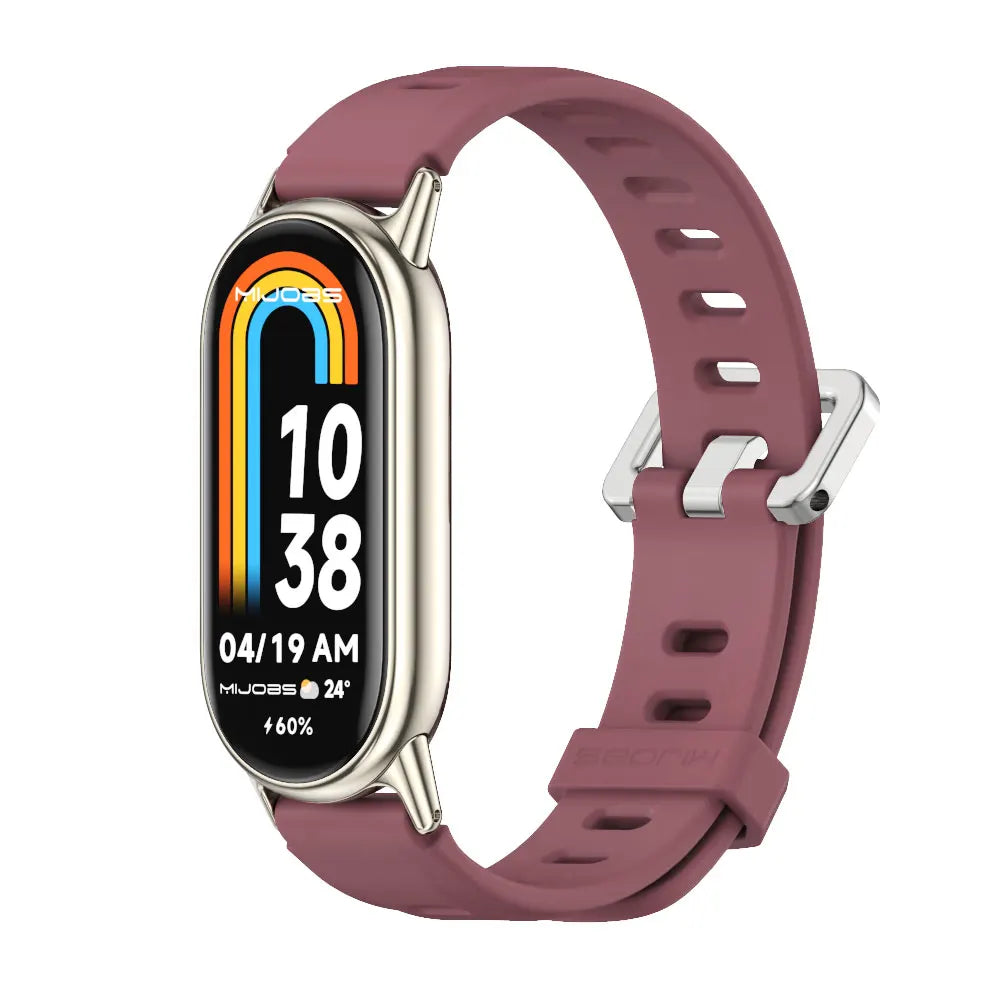 Strap for Mi Band 10 9 8 7 6 5 Watch Band for Mi Band 10 Silicone Wristband for Mi Band 9 Bracelet For Mi Band 8 Strap