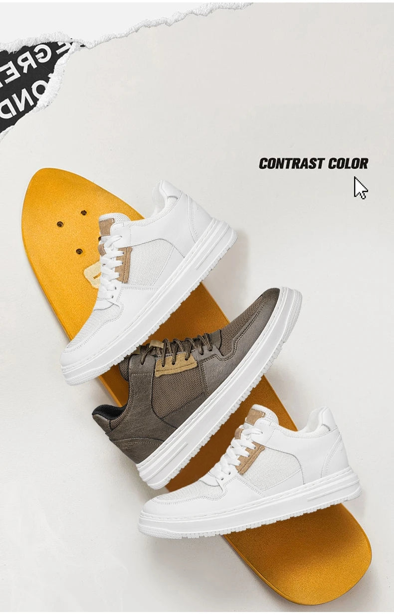 Plus Size 47 Summer Mesh Men Sneakers Elevator Shoes Chunky Increase Insole 7CM Breathable Sports Casual Height Shoes For Man