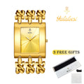 YaLaLuSi Men's Large-Dial Waterproof Quartz Watch: A Luxurious Skeleton Bracelet Watch Gift reloj mujer Boys