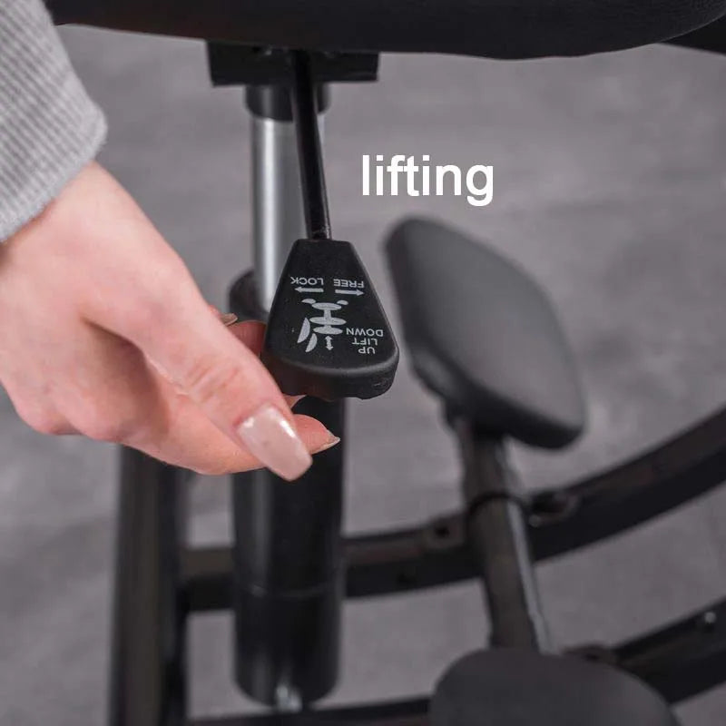 Sitting Posture Correction Chair Ergonomic Knee Chair Lifting Work Computer Bench with Wheels To Avoid Hunchback