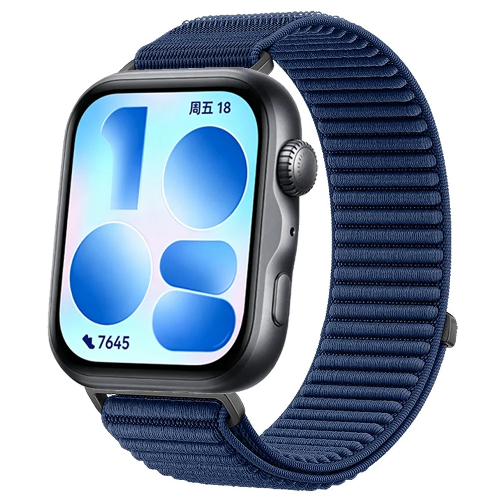 Nylon Braided Loop Strap for Huawei Watch Fit 3/4/5 SmartWatch Sports Comfortable Band For Huawei Watch Fit 5-4 Pro Accessories