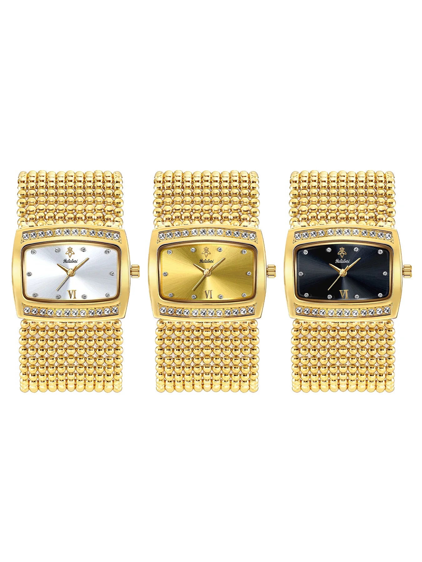 YaLaLuWomen's Watch Brand: Light Luxury Elegant Diamond-Set Square Watch with Water-Resistant Quartz Movement reloj mujer LX1073