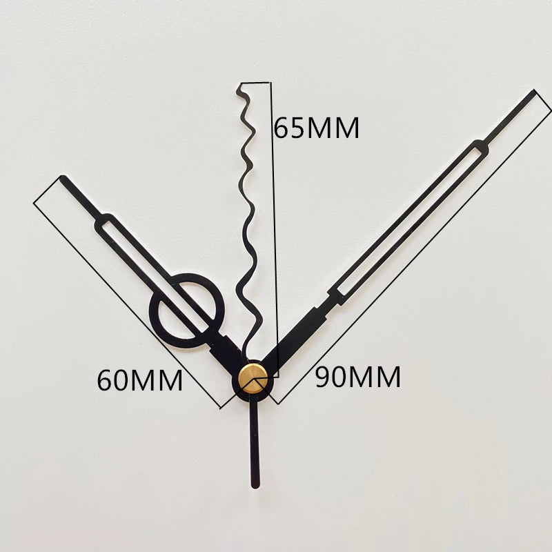 Mute DIY Wall Clock Movement Mechanism with Clock Hands Silent Kit Battery Operated Watch Repair Parts Replacement Set