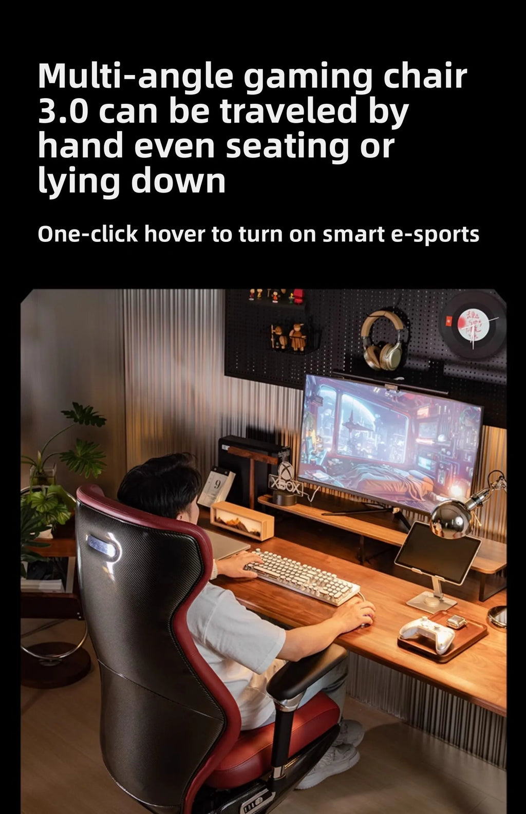 Computer chair, ergonomic boss chair, home esports game, intelligent office chair