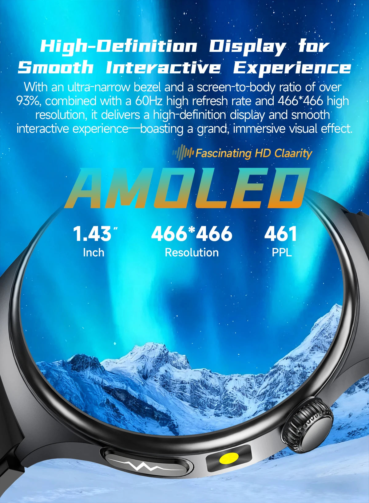 2026 New Accurate Diagnosis ECG Smart Watch Body Fat Blood oxygen BP Health Sport HD AMOLED Screen call Smart watch Men women