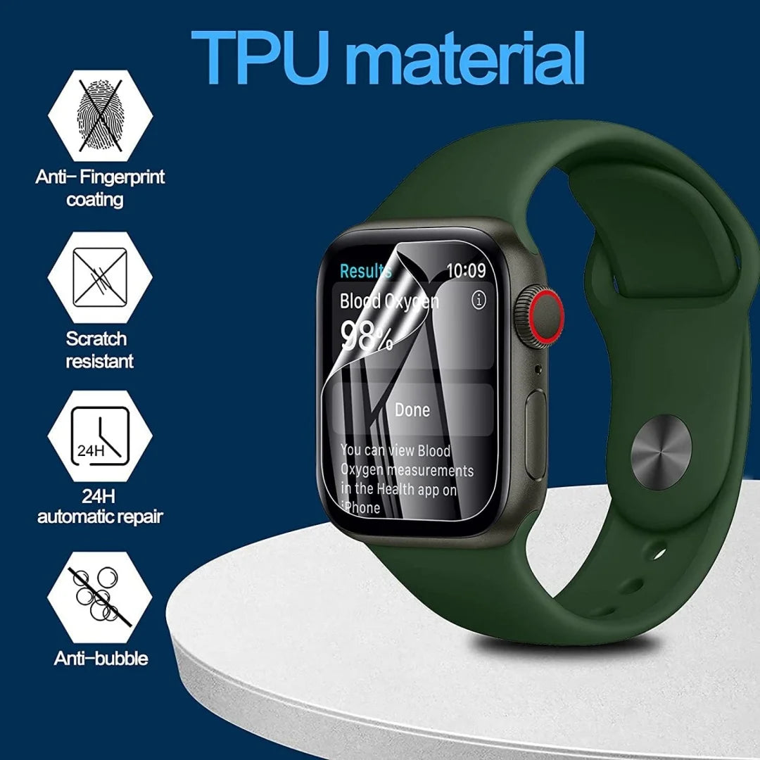 Hydrogel Film for Apple Watch 11 10 46mm 42mm 5 6 SE 3 40 44 42 38MM Screen Protector for Apple Watch Ultra 49MM 7 8 9 41MM 45MM