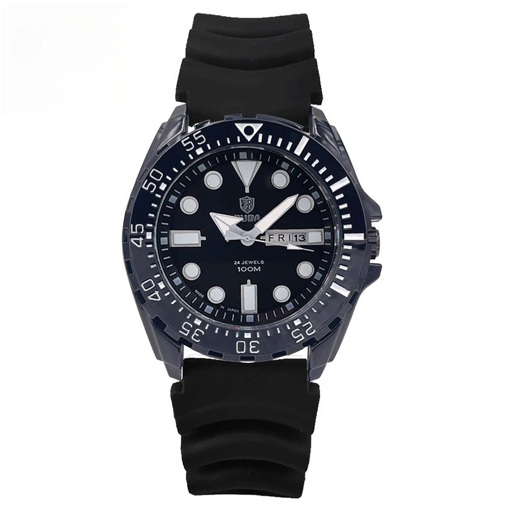 High-Quality Luxury Watch Calendar, Day, Water-Resistant, Luminous Quartz Watch Business Men's Watch Fashion Timepiece