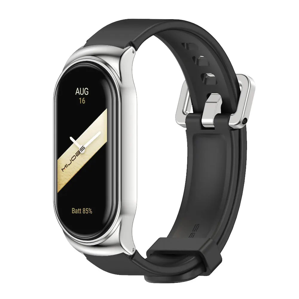 Strap for Mi Band 10 9 8 7 6 5 Watch Band for Mi Band 10 Silicone Wristband for Mi Band 9 Bracelet For Mi Band 8 Strap