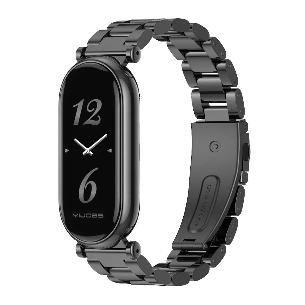 Strap for Mi Band 10 9 8 Wristband For Mi Band 9 Bracelet for Mi Band 10 Stainless Steel Watch Band for Mi Band 8 Metal Straps