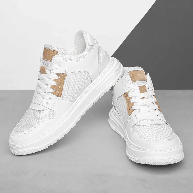 Plus Size 47 Summer Mesh Men Sneakers Elevator Shoes Chunky Increase Insole 7CM Breathable Sports Casual Height Shoes For Man