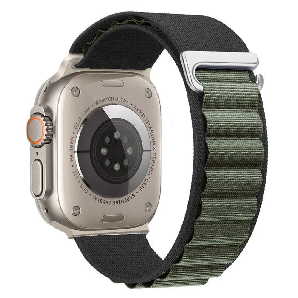 Alpine Loop Band for Apple Watch Ultra 49mm 11 10 9 8 7 46mm 42mm 45mm 41mm Nylon Wristband iWatch Series 6 5 4 SE 44 40mm Strap