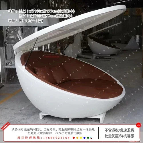 Leisure Beach Chair Hotel Swimming Pool Recliner Special-Shaped Rubber Clothing Water-Soaking Chair Courtyard Sun-Proof Chair