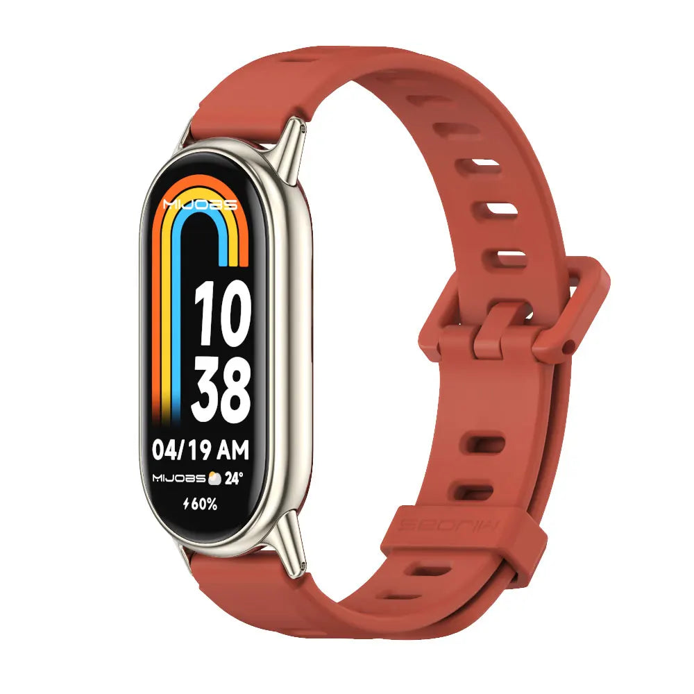 Strap for Mi Band 10 9 8 7 6 5 Watch Band for Mi Band 10 Silicone Wristband for Mi Band 9 Bracelet For Mi Band 8 Strap
