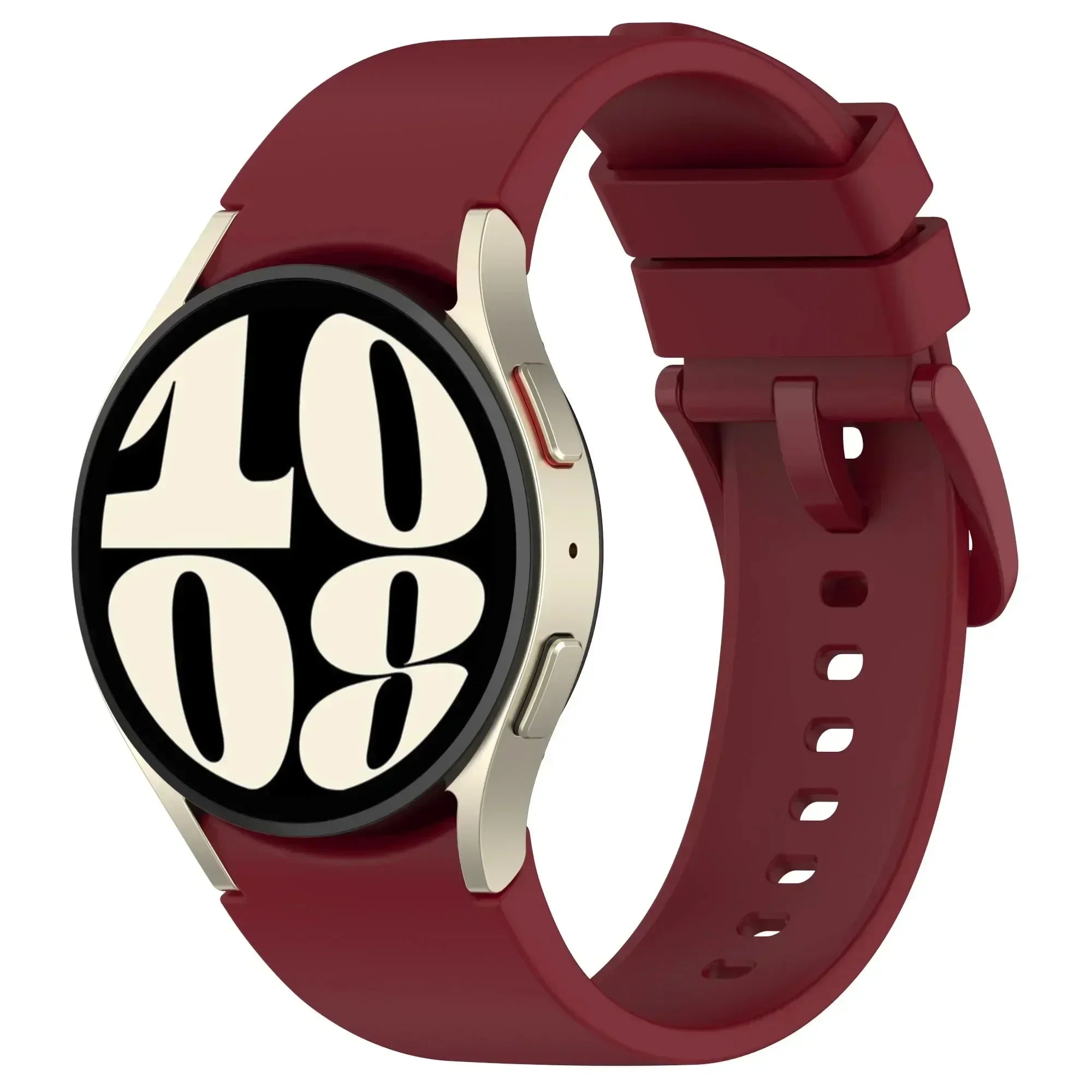 New Official Silicone Strap For Samsung Galaxy Watch 6 4 Classic 47mm 46mm 43/42mm Watchband Galaxy Watch 7 6 5 4 40mm 44mm Belt