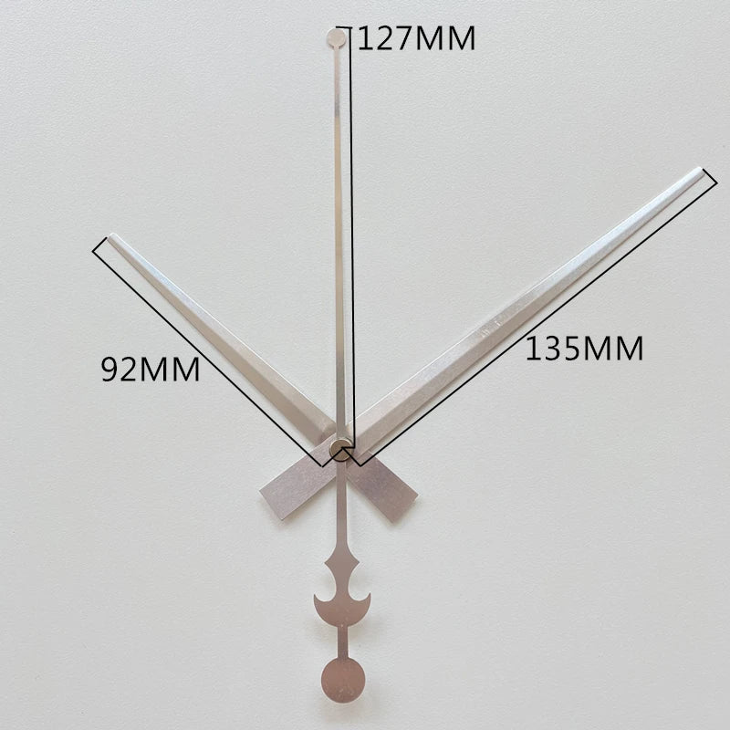 Mute DIY Wall Clock Movement Mechanism with Clock Hands Silent Kit Battery Operated Watch Repair Parts Replacement Set