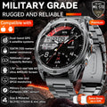 2026New Military Grade 1000mAh Battery GPS Smart Watch 10ATM Waterproof Compass Altimeter Call AMOLED Men Swim Sports Smartwatch