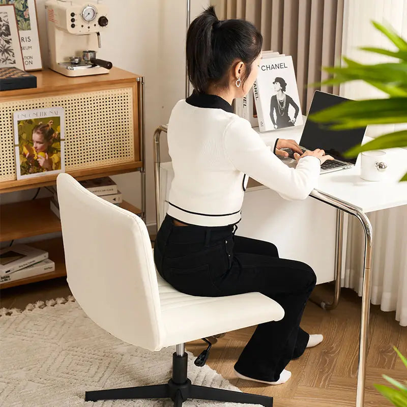Swivel lift chair comfortable Cotton backrest sedentary home bedroom dormitory computer work office gaming chair