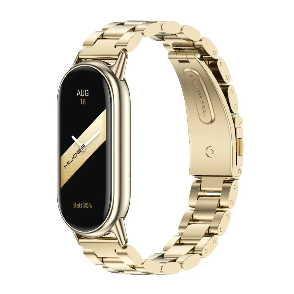 Strap for Mi Band 10 9 8 Wristband For Mi Band 9 Bracelet for Mi Band 10 Stainless Steel Watch Band for Mi Band 8 Metal Straps