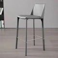 White Ergonomic Stools Replica Bar Leather Designer Kitchen Bar Stool High Midcentury Taburetes Altos Cocina Kitchen Furniture