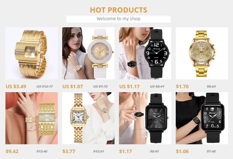 Luxury Golds Ladies Bracelet Watch Hot Fashion Simple Square Diamond Female Quartz Watches Stainless Steel Women Clock Dress