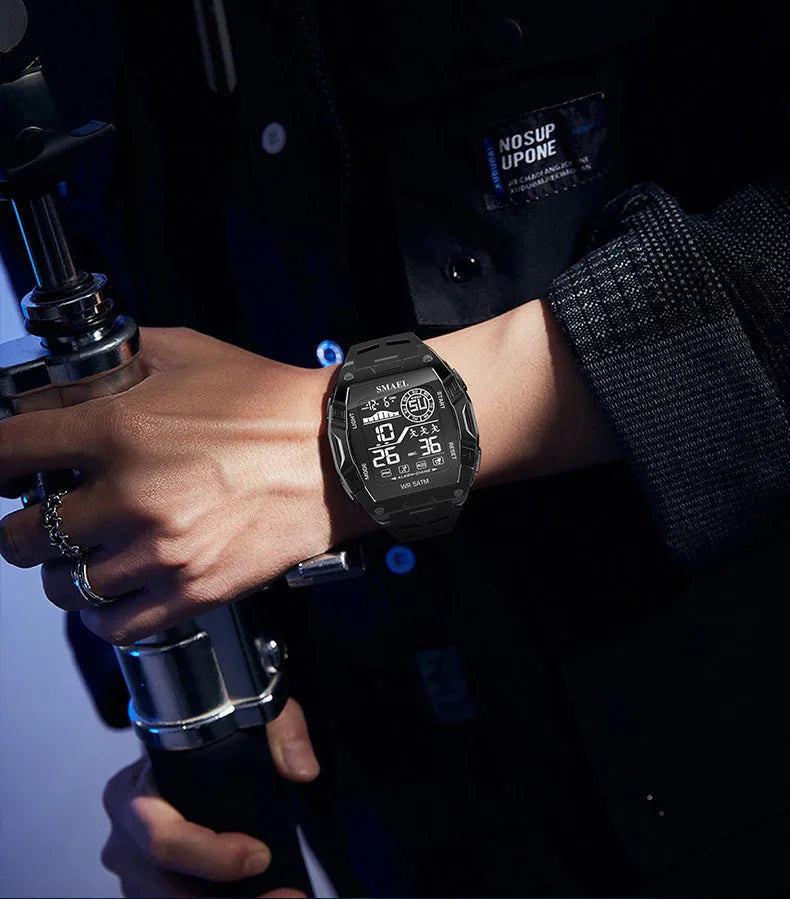 Military Watches Smael relojMen Watch 2025 New 50M Waterproof  Stopwatch Alarm LED Light Digital Watches 8130 Men's Sports Watch