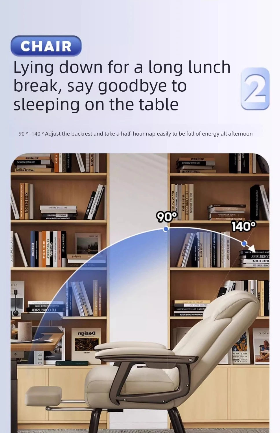 Simple and Comfortable Home Computer Chair, Office Reclining, Nap Taking Sofa Chair, Study Room, Bedroom Armchair Gaming Chairs