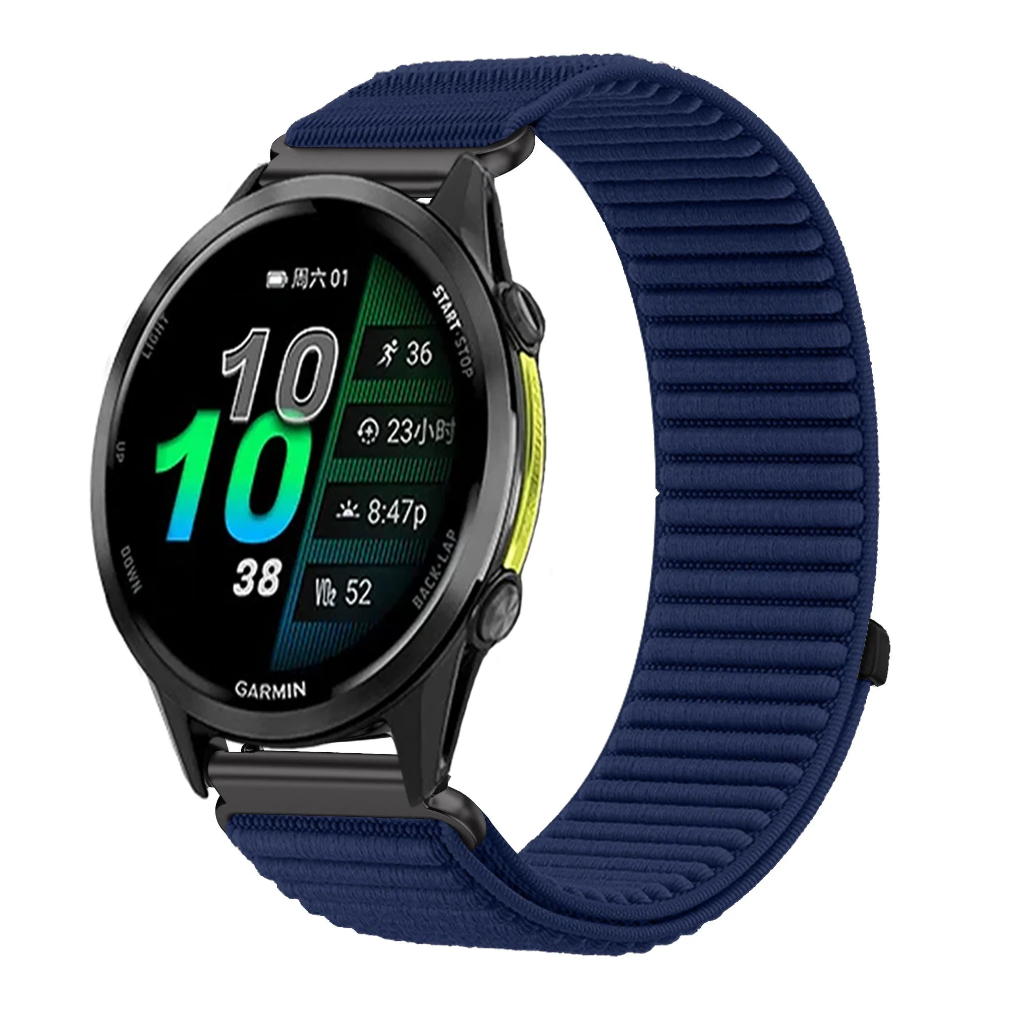 18mm 20mm 22mm Nylon Loop Strap For Garmin Forerunner 970 570 Venu 4 45mm 41mm Venu 3 Wave Wristband Garmin Active 6 Accessories