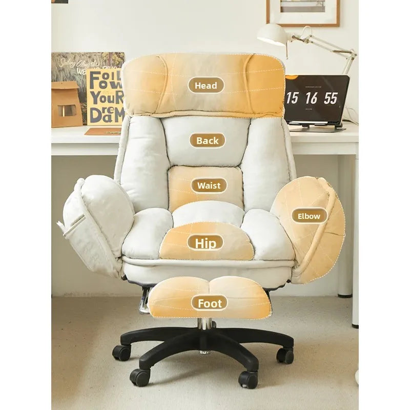 Computer Gaming Chair Ergonomic Office Reclining Desk Seat Adjustable Backrest Racing Style Study Dormitory Home Furniture