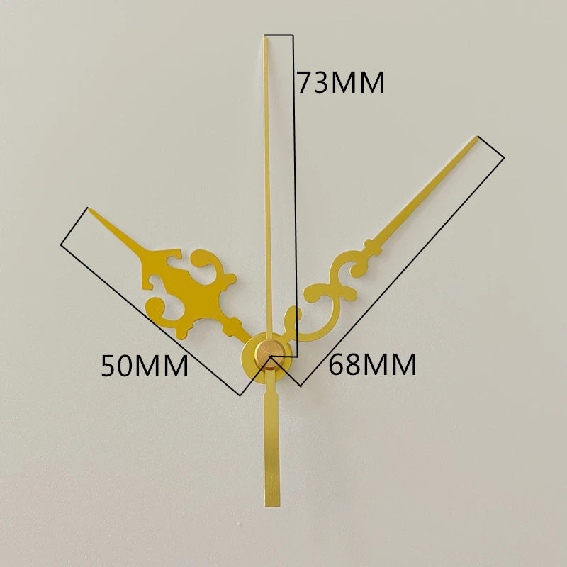 Mute DIY Wall Clock Movement Mechanism with Clock Hands Silent Kit Battery Operated Watch Repair Parts Replacement Set