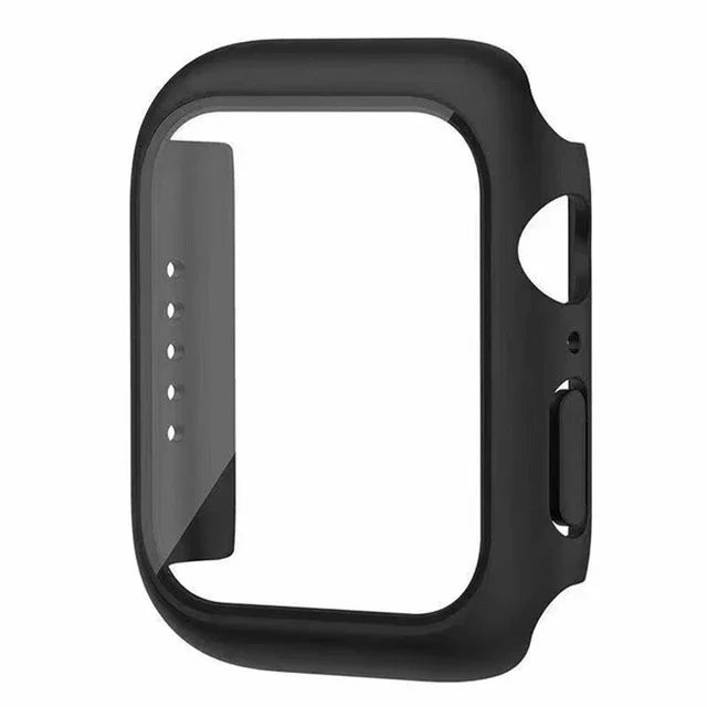 Glass+Cover For Apple Watch case 10 9 8 7 6 SE 5 iWatch Accessorie Screen Protector iWatch series 46mm 44mm 40mm 41 45mm 38 42mm