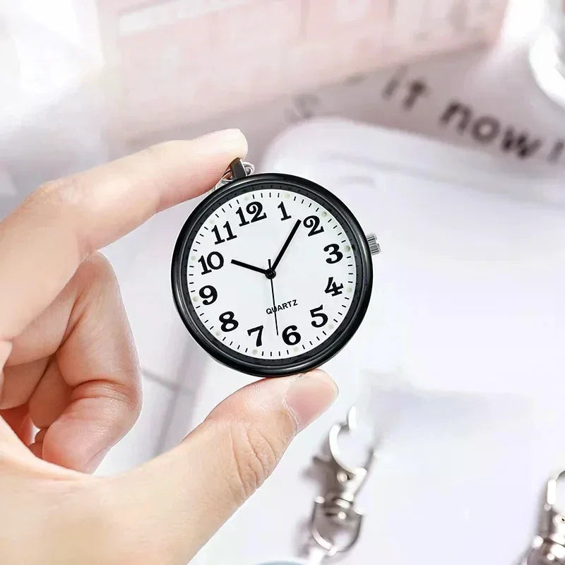 Portable Quartz Pocket Watch For Students, Nurses, Keychains, Clocks With Batteries, And Vintage Watches For Doctors