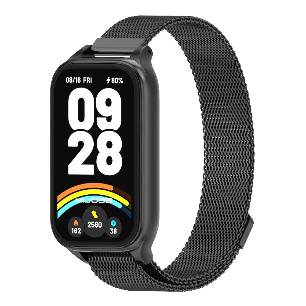Strap For Mi Band 9 Active Watchband for Mi Band 8 Active 9 Active Silicone Wristband for Mi Band 9 Active Smartband Accessories