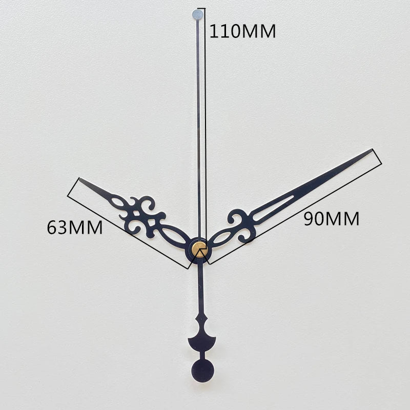 Mute DIY Wall Clock Movement Mechanism with Clock Hands Silent Kit Battery Operated Watch Repair Parts Replacement Set