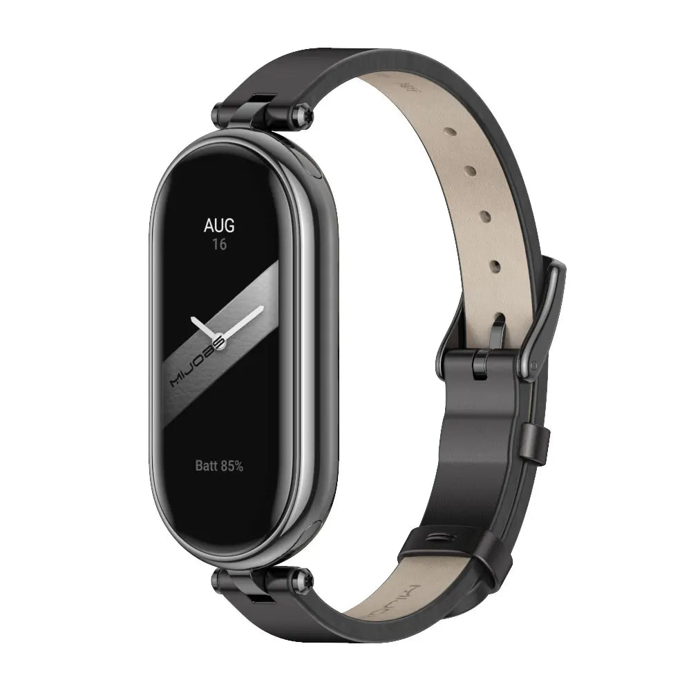 Strap for Mi Band 10 9 8 7 6 5 Watchband for Xiao mi Smart Band 9 Strap for Mi Band 8 Leather Wristband For Mi Band 7 Correa