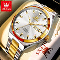 OLEVS 9907 NEW Business Watch for Men Fully Automatic Mechanical Movement Classic Date Week High-end Luxury Wrist watch for Men