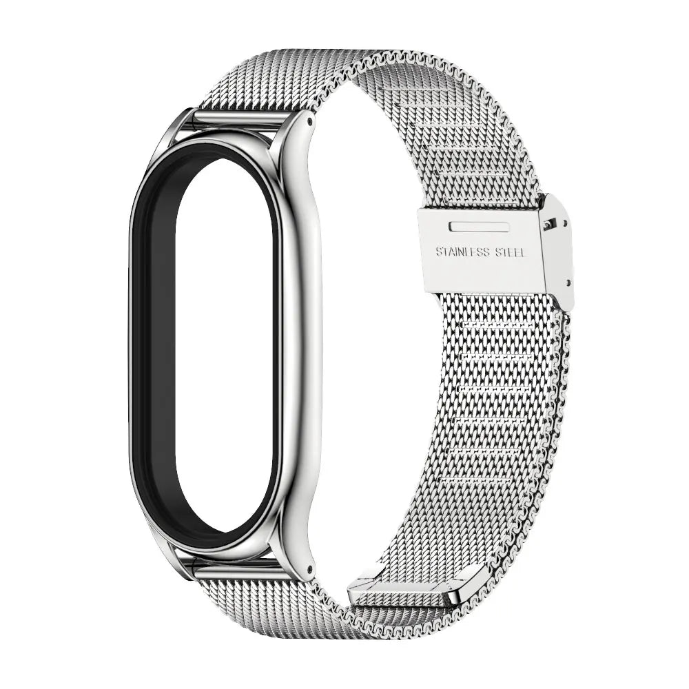 Strap for Mi Band 10 9 8 Wristband For Mi Band 9 Bracelet for Mi Band 10 Stainless Steel Watch Band for Mi Band 8 Metal Straps
