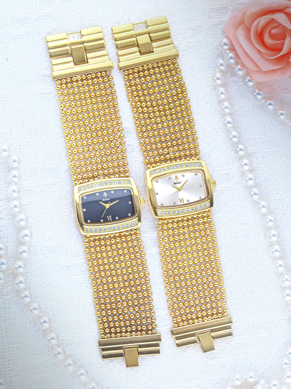 YaLaLuWomen's Watch Brand: Light Luxury Elegant Diamond-Set Square Watch with Water-Resistant Quartz Movement reloj mujer LX1073