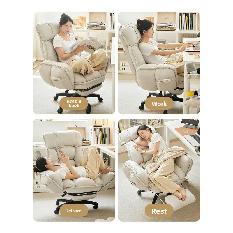 Computer Gaming Chair Ergonomic Office Reclining Desk Seat Adjustable Backrest Racing Style Study Dormitory Home Furniture