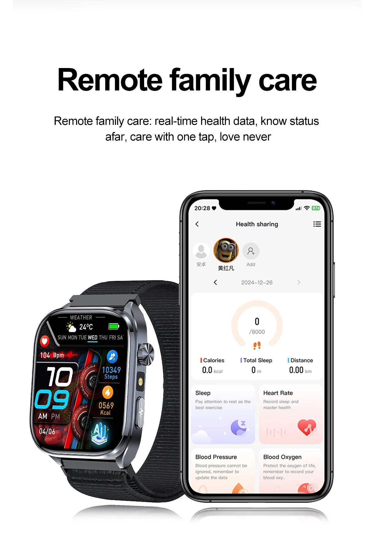 2026 New AI Health Care Accurate detection ECG SmartWatch Blood Pressure lipids Uric Acid Analysis Bluetooth Call Smart Watches
