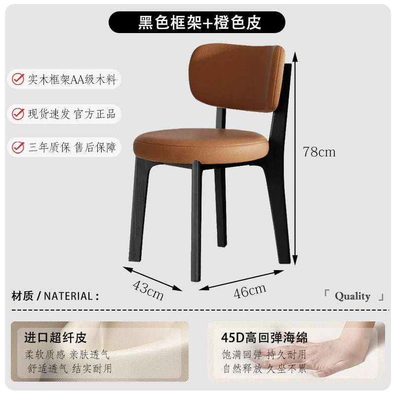 Portable Folding Mesh Chair Adjustable Cushioned Wood Solid Stackable Chair Kitchen Dining Breathable Restaurant Leg Fabric Cafe