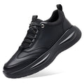 Fashion Men's Autumn Casual Leather Shoes Classic Business Formal Sneakers Comfy Thick Bottom Office Outdoor Daily Walking Shoes