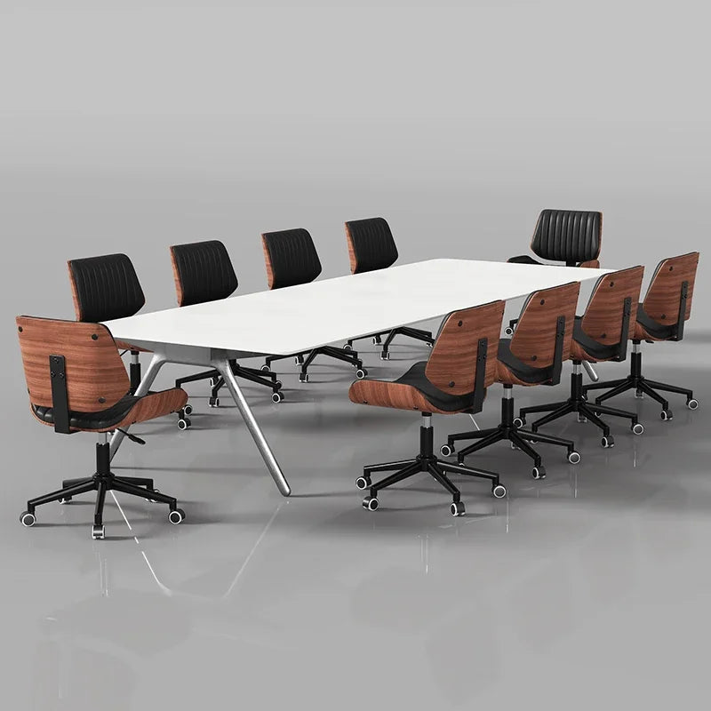 Italian Solid Wood Computer Chair, Light Luxury Office Chair, Desk Chair, Genuine Leather Material, High Quality, Designer Style