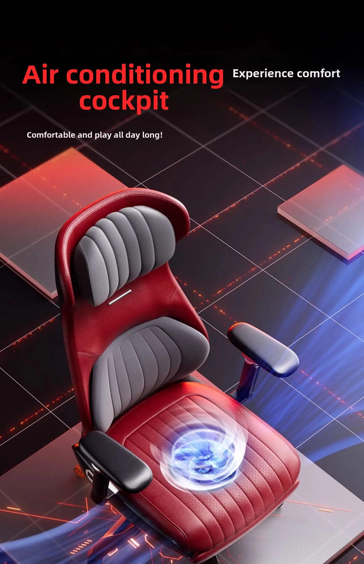 Computer chair, ergonomic boss chair, home esports game, intelligent office chair