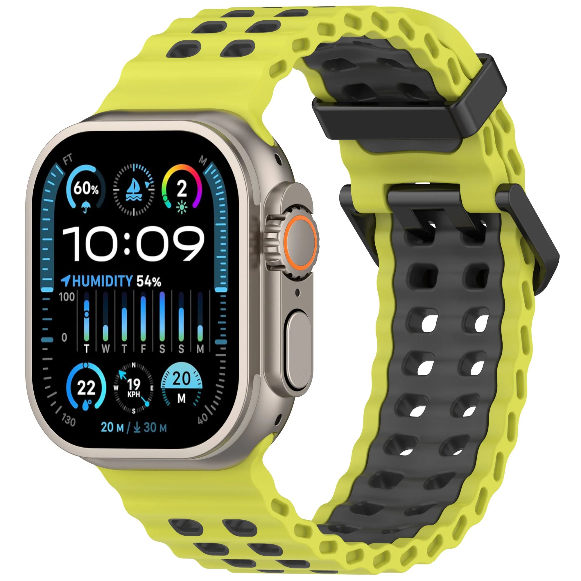 Ocean Silicone Strap for Apple Watch Band Ultra 3/2/1 49mm Series 11 10 46mm Comfortable Band IWatch 9 8 7 6 5 4 SE3 45mm 44mm