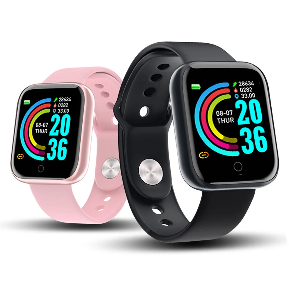Multifunctional Smart Watch Men Women Bluetooth Connected Phone Music Fitness Sports Bracelet Sleep Monitor Y68 Smartwatch
