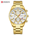 CURREN Top Luxury Business Calendar Multi functional Waterproof Sports Men's Quartz Men Watch Construction Wristwatch for Men