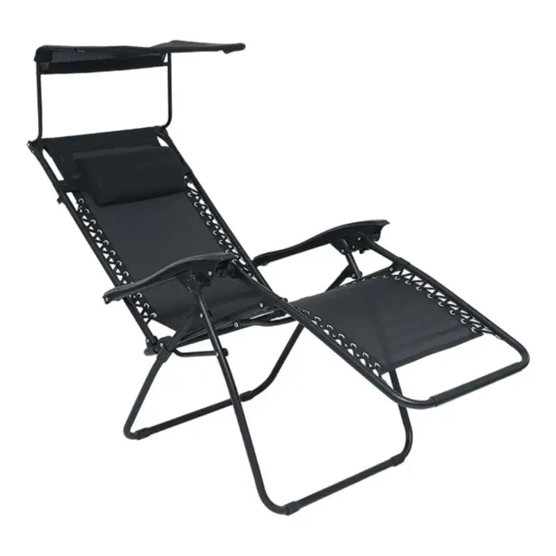 Light Weight Foldable Sunbeds Lawn Chair Lounge Chair with Canopy For Beach Picnics Backyard Lounging Adventure D2RD