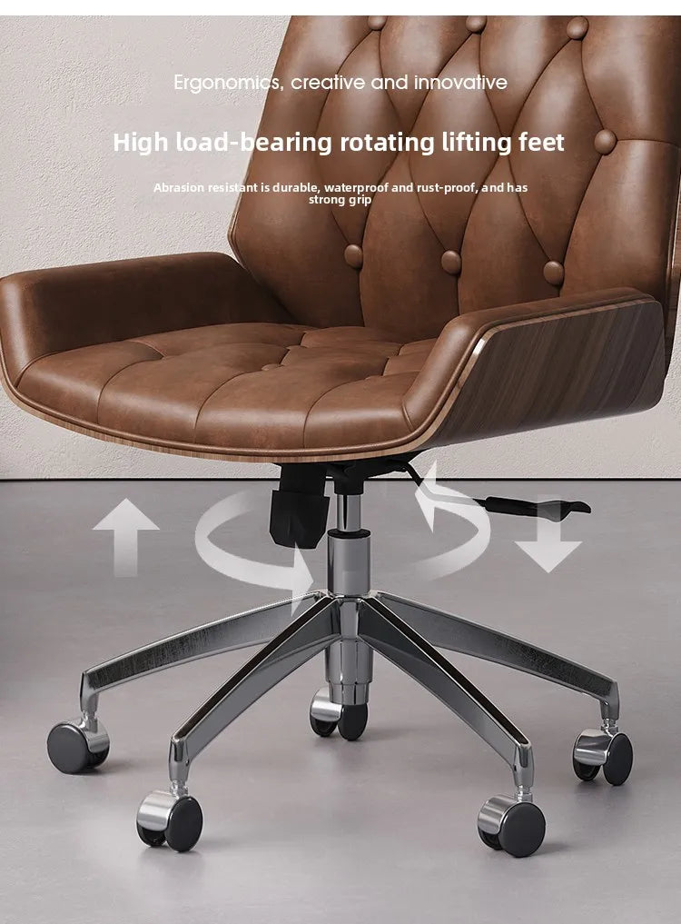 Office, computer chair, retro style office chair. Sitting for a long time without getting tired can make you feel relaxed