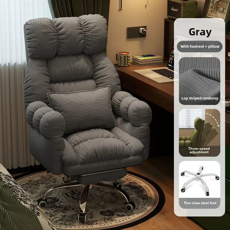 Luxury Lazy, Computer Chair, Home, Comfortable, Sedentary, Sofa Chair, Bedroom, Desk, Reclining, Leisure, Backrest Office Chair