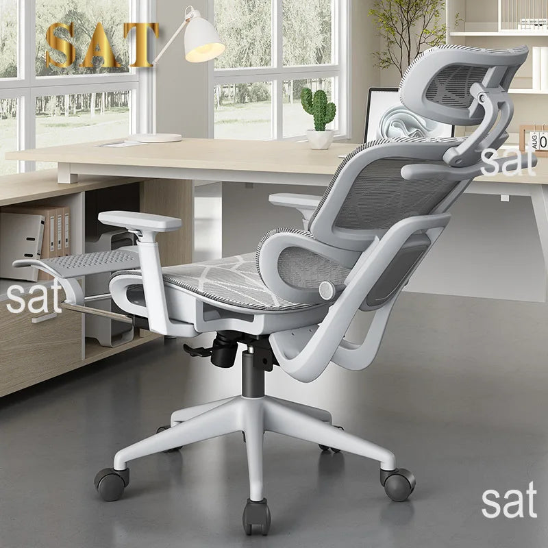 ！@Computer Swivel Home Modern Comfortable Stylish Mesh Executive Ergonomic Office Chair Design Luxury Desk Chairs Table Wheels